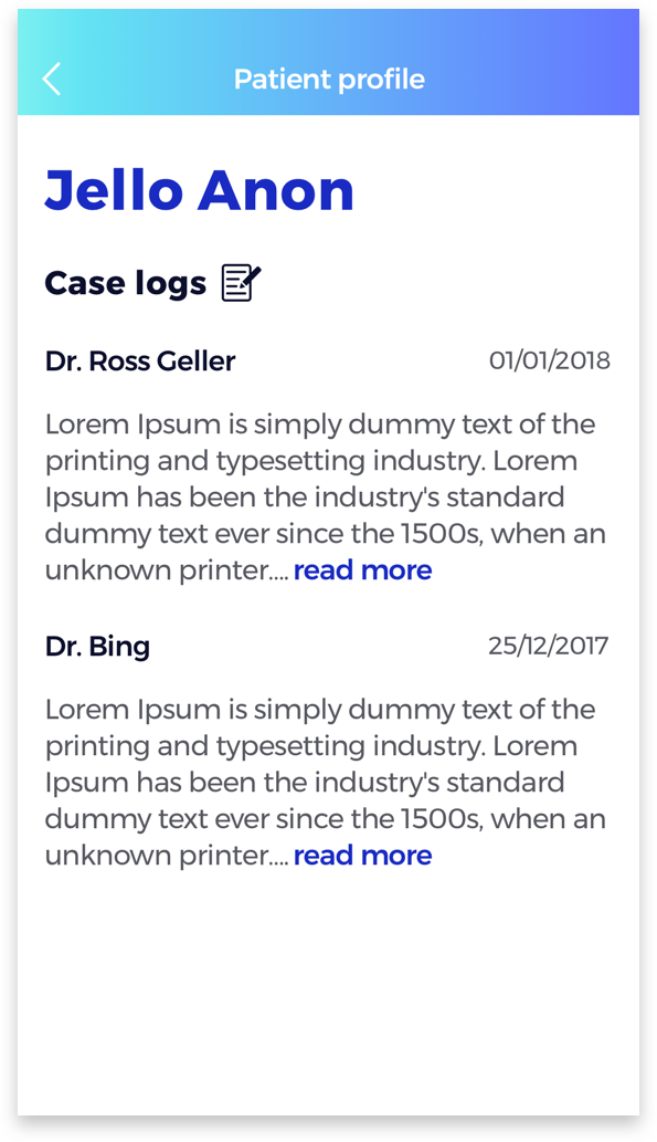 Case logs